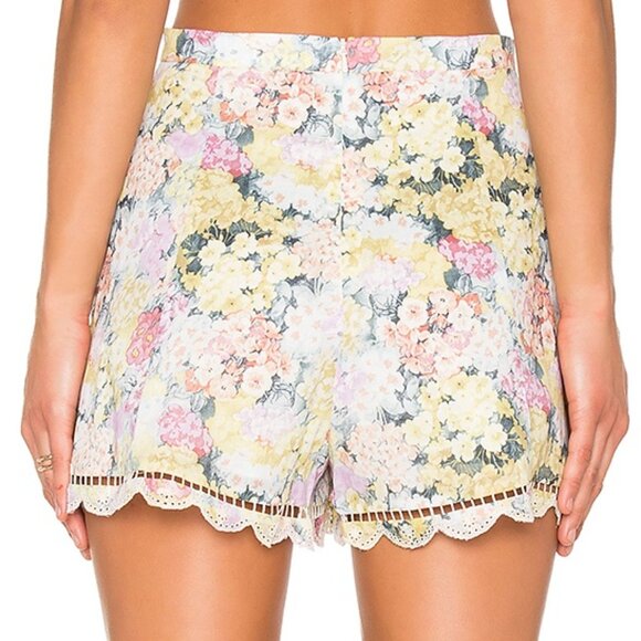 Zimmermann Valour Hydrangea Flare Shorts Size 1 Small b59E - Picture 8 of 11